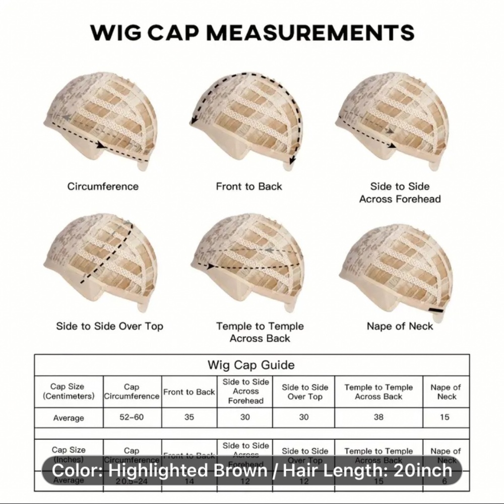 14-Inch Golden Curly Wig with Light Brown to Blonde Highlights - Natural - Picture 4 of 4
